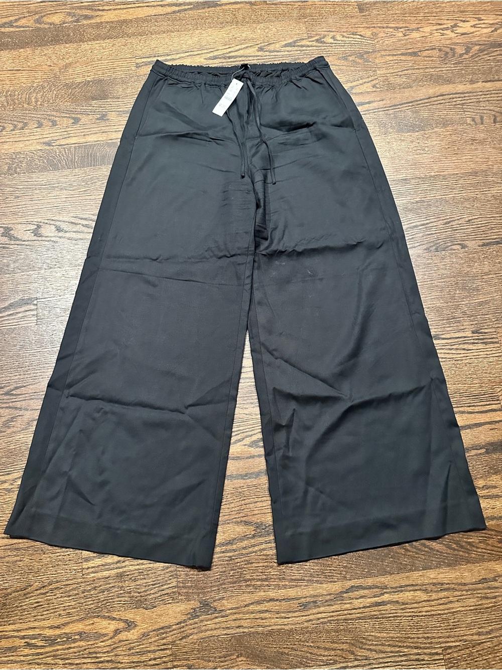 NWT J. Crew Black Wide-Leg Pants